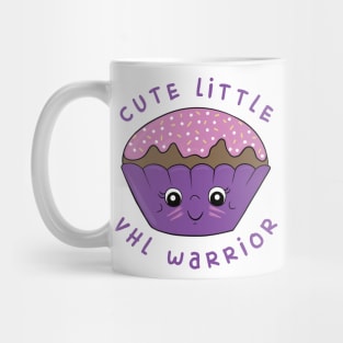 Cute Little VHL Warrior - Pink - Von Hippel-Lindau Disease Design Mug